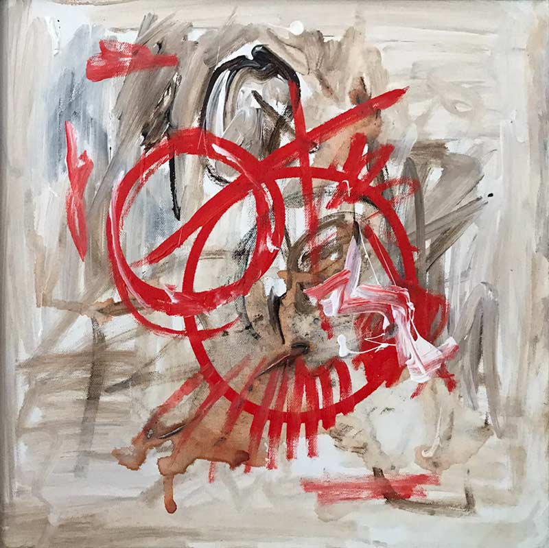 Taidegalleria Kangasniemi Lounas ja Leipä - Aurinkoräjähdyksiä - Juha-Pekka Ikäheimon maalauksia - 1.-31.7.2018.